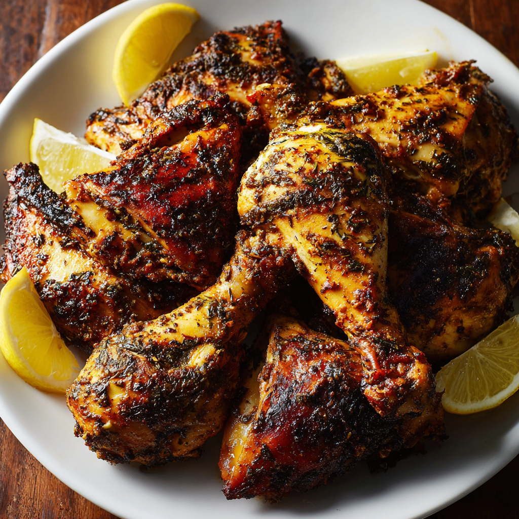 Egan's yogurt-marinated grilled chicken