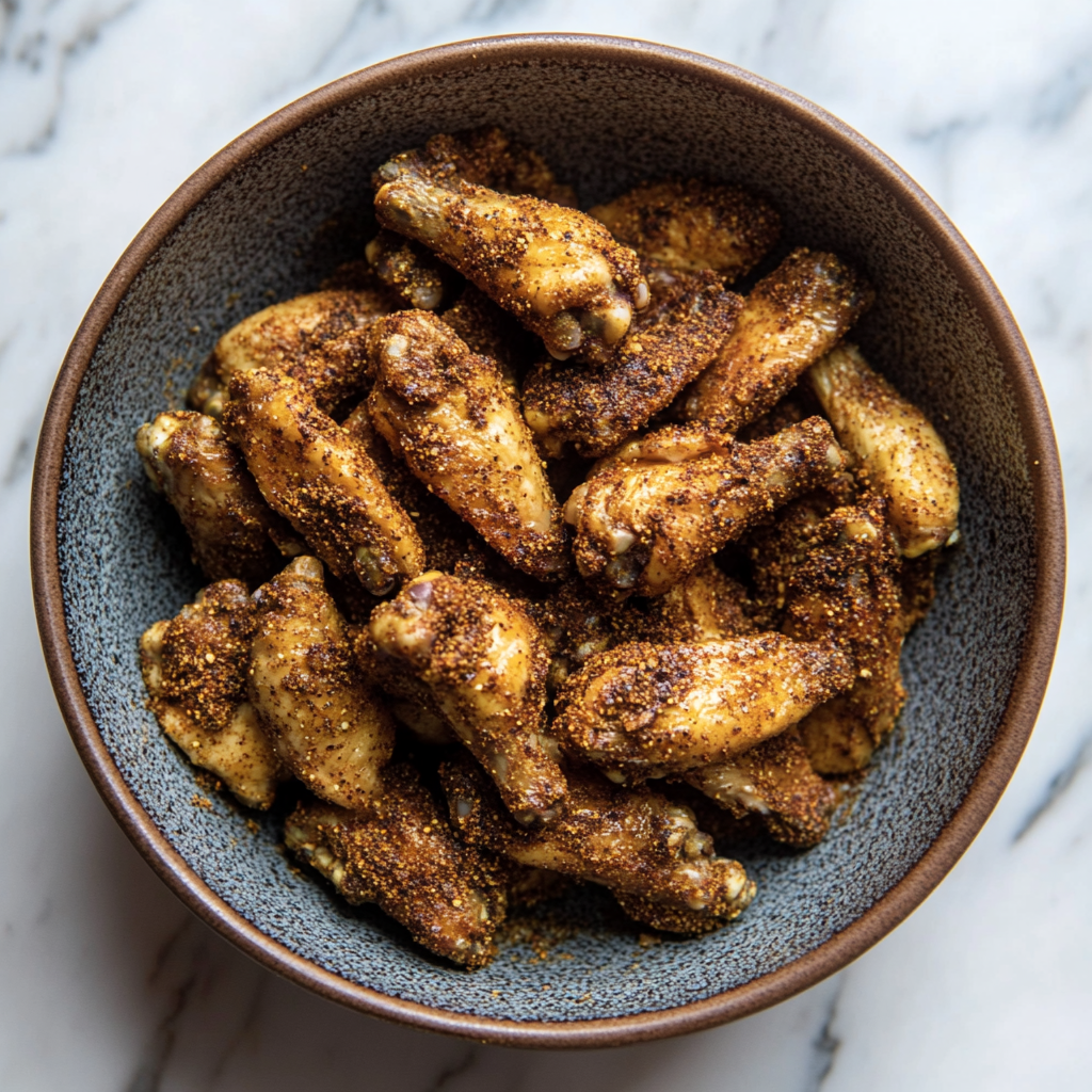 Jonathan's dry-rub chicken wings